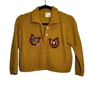 Mischief Made Cardigan Sweater Womens Medium Love at the Ranch Knit Cowgirl